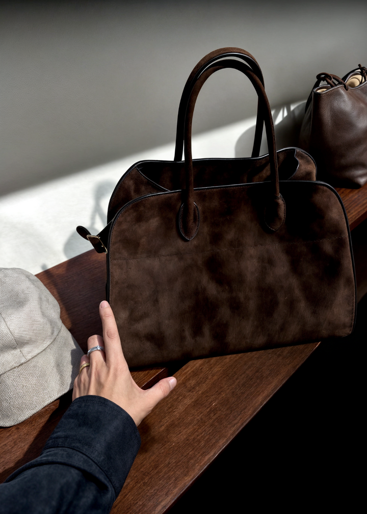 AURORA SUEDE SHOULDER BAG | BB