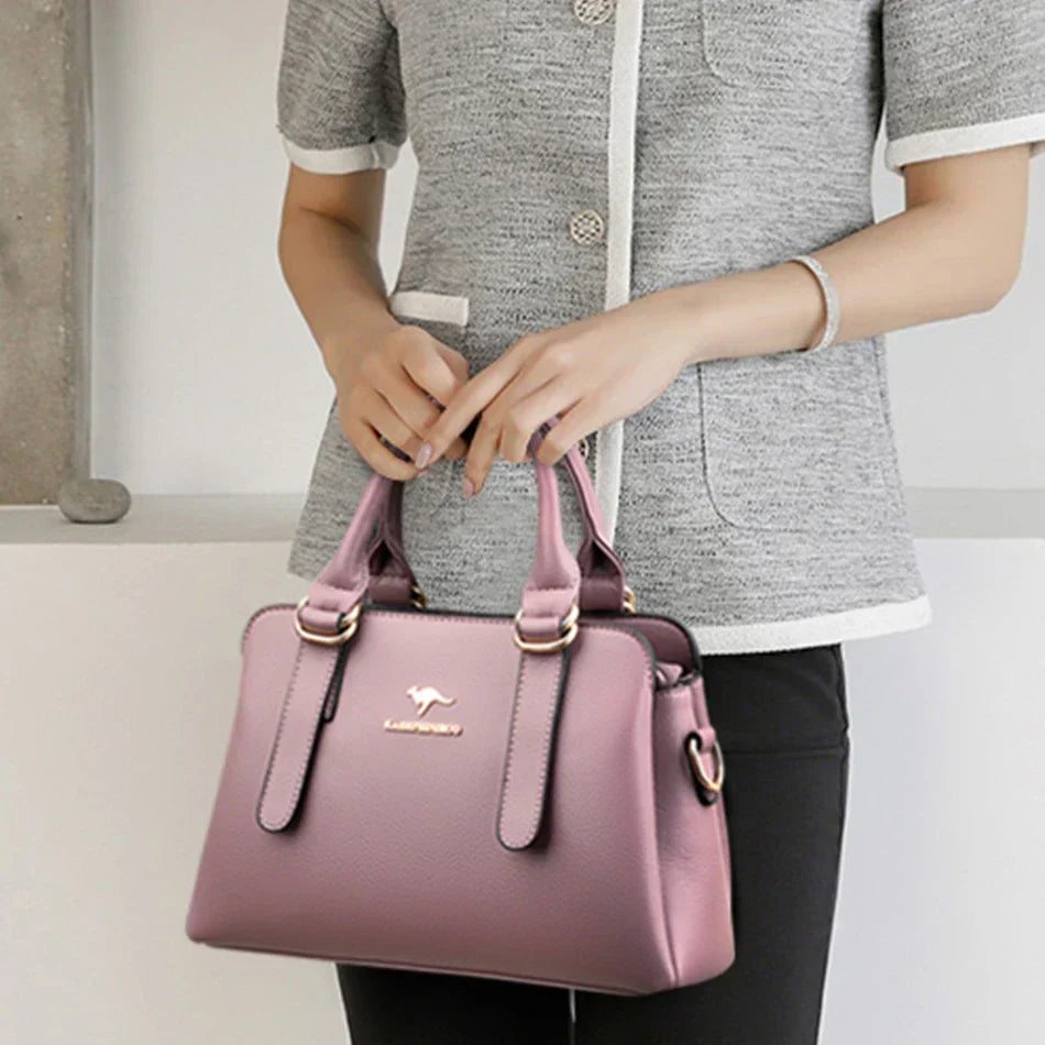 MARIA | BURGUNDY HANDBAG