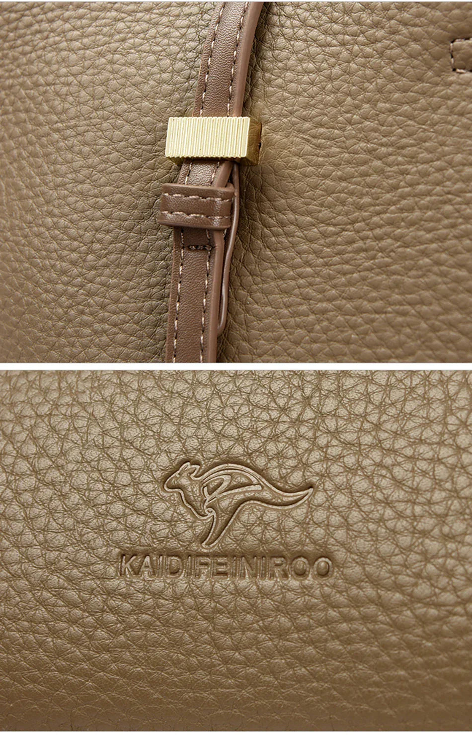 LIVA | SPACIOUS LEATHER-LOOK BAG