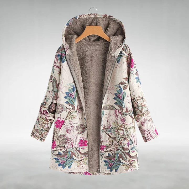 Mira™ - Stylish Floral Fleece Jacket