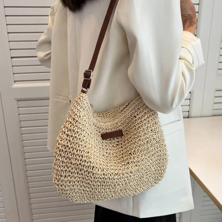 Stassie-Straw shoulder bag