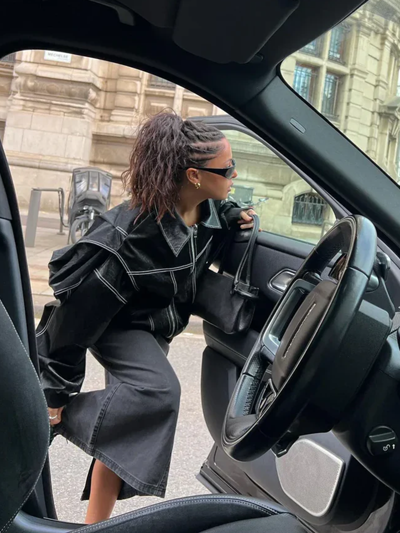 Orla™-Oversized Contrast Jacket